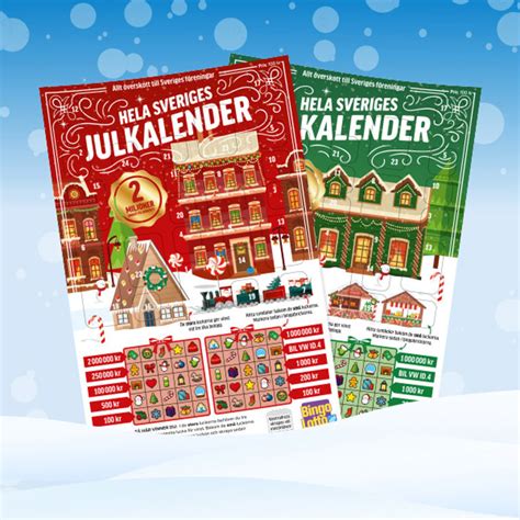 rätta lotten|Här rättar du din julkalender från BingoLotto.